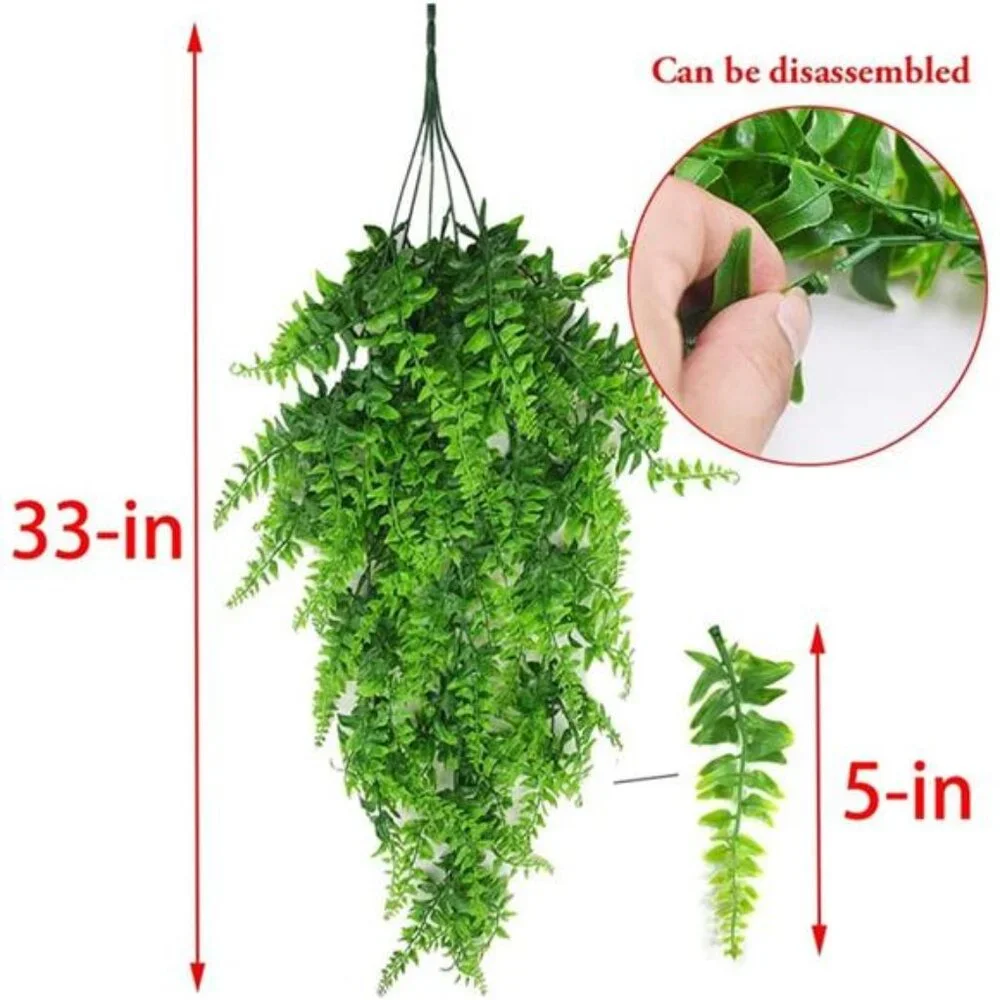 Reptile Plants Hanging Fake Vines Boston Climbing Terrarium Plant with Cup